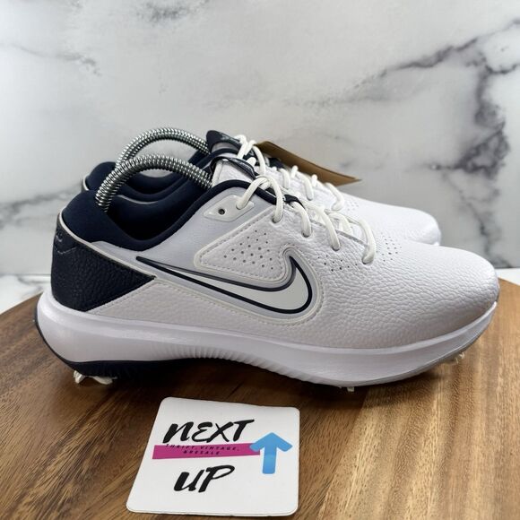 Mens 7.5-Nike Air Zoom Victory Pro 3 Golf Shoes DX9028-102 White/Navy Blue nby